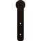 Ekena Millwork Economy Straight Strap Silent Roller Hanger w/ Bolts for Barn Door for 1 3/8" to 1 3/4" Doors GB6008RAB - alternate 1